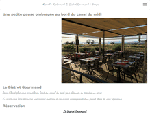 Tablet Screenshot of bistrot-gourmand-homps.com